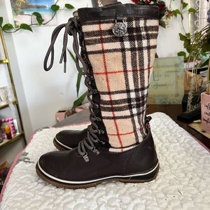 Pajar plaid winter boots Women sz 7.5